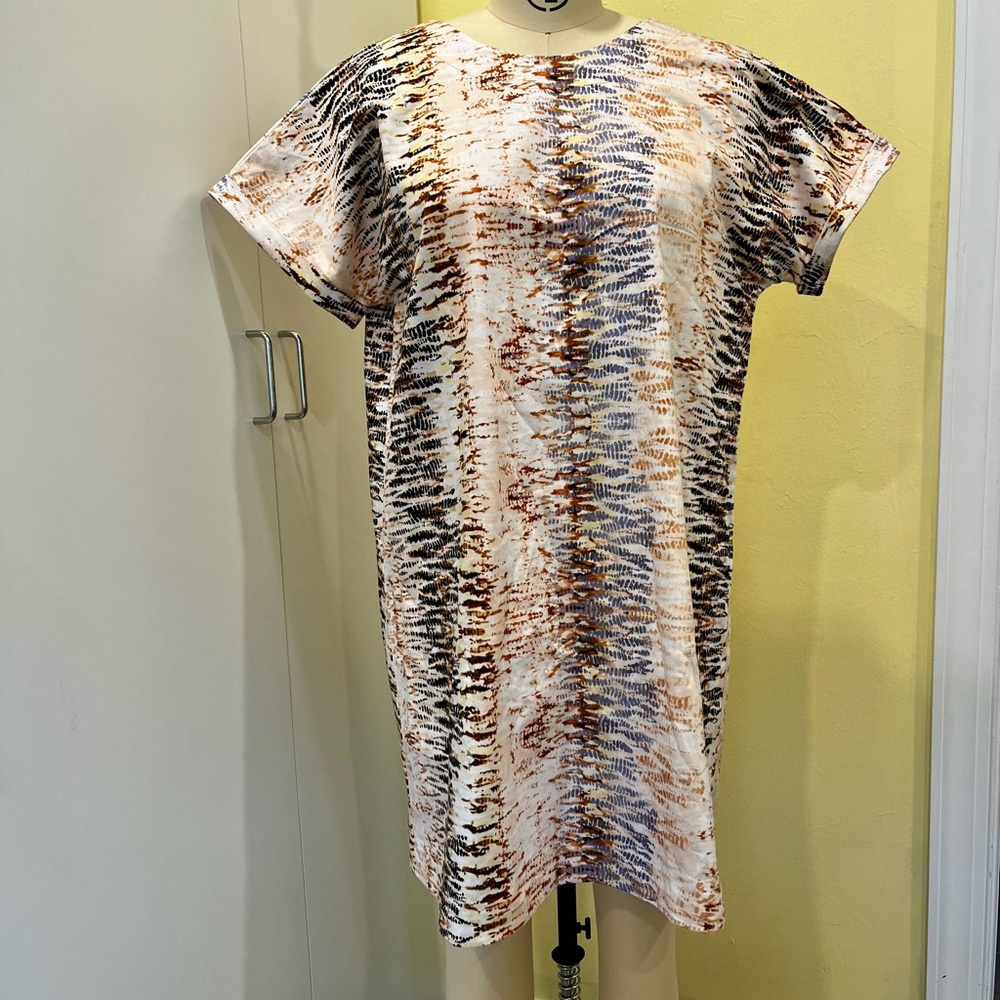 Stylish Multicolor Women's Tunic Dress by Tilly and the Buttons